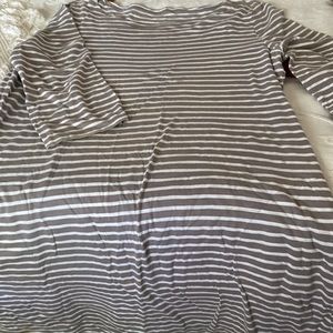 Soft stripes  3/4 sleeve